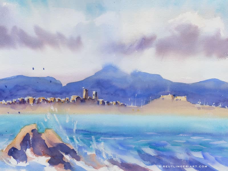 les remparts d'Antibes