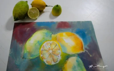 Tutoriel de nature morte à l&rsquo;aquarelle : Peindre des fruits