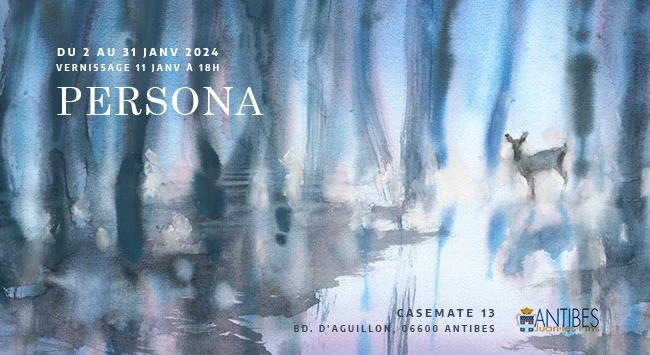 bannierCasemateAntibesExpoPersona650px Casemate Antibes Expo Persona aquarelle animalier
