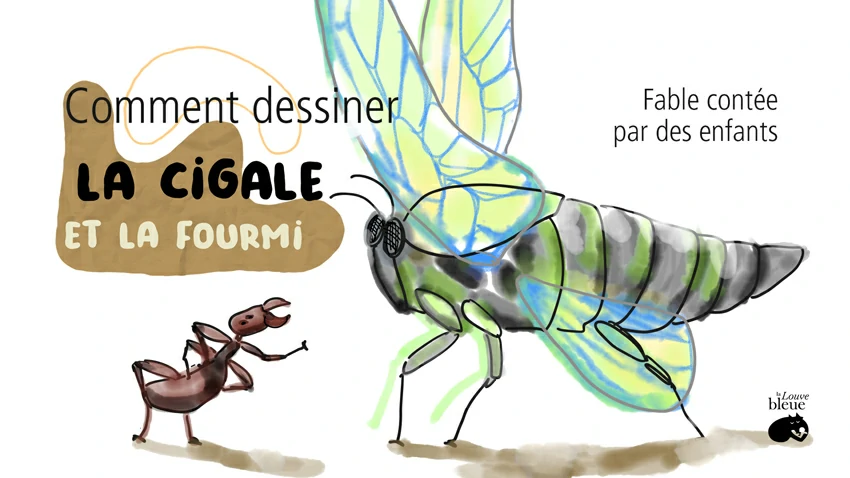 Cigale Et La Fourmi Dessin Facile