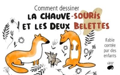 Dessin Facile de Chauve-Souris et Belettes et Lecture de la Fable